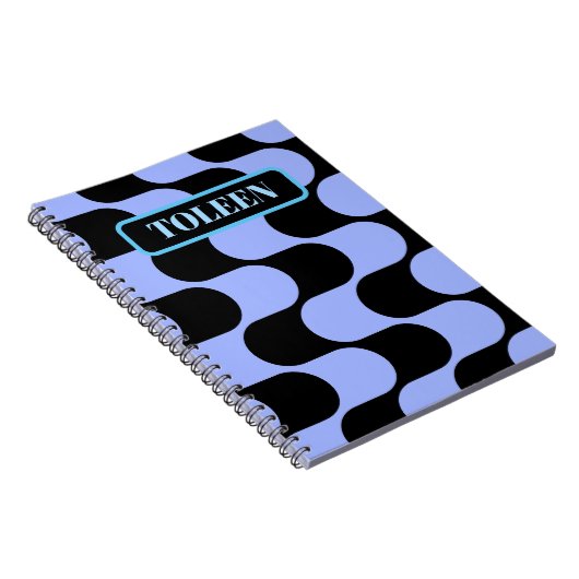 Personalisiertes Abstraktes Muster Notizblock (Rechte Seite)