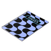 Personalisiertes Abstraktes Muster Notizblock (Linke Seite)