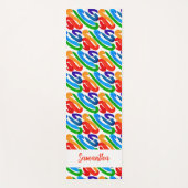 Personalisiertes Abstraktes Muster Yogamatte (Vorderseite)