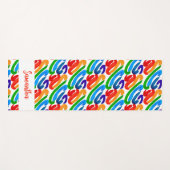 Personalisiertes Abstraktes Muster Yogamatte (Vorderseite (Horizontal))