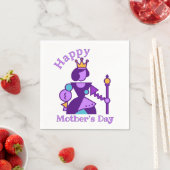 Personalisiertes abstraktes Mutter-Design mit indi Serviette (Beispiel)