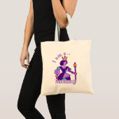 Personalisiertes abstraktes Mutter-Design mit indi Tragetasche (Vorderseite (Produkt))
