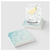 Personalisiertes Abstraktes Ocean Water Custom Fot Steinuntersetzer