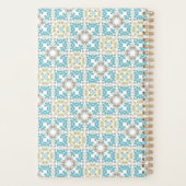 Personalisiertes Abstraktes Retro-gepolstertes Mus Planer (Rückseite)