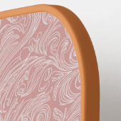 Personalisiertes Abstraktes Rosa Pickleball Schläger (Linke Seite)