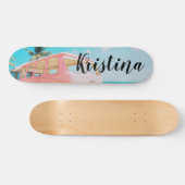 Personalisiertes Abstraktes Skateboard (Horizontal)