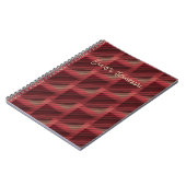 Personalisiertes Abstraktes SpiralNotebook Notizblock (Linke Seite)