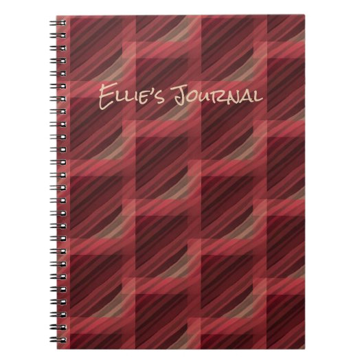 Personalisiertes Abstraktes SpiralNotebook Notizblock (Vorderseite)