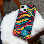 Personalisiertes Abstraktes Wellenmuster Case-Mate iPhone Hülle