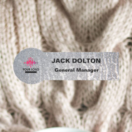 Personalisiertes Abzeichen für Metallic Name für M Namensschild