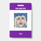 Personalisiertes Abzeichen Informationen zu Ihrem  Ausweis (Rückseite)