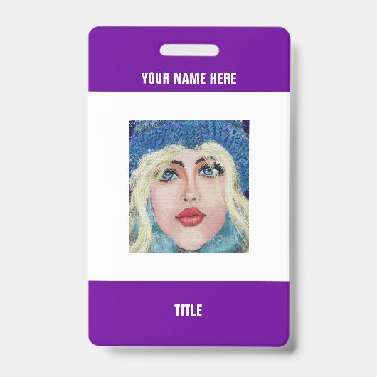 Personalisiertes Abzeichen Informationen zu Ihrem  Ausweis (Vorderseite)