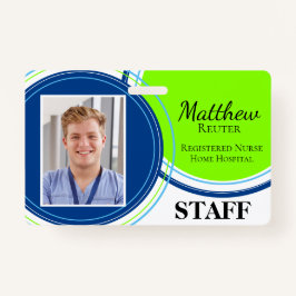 Personalisiertes Abzeichen mit doppelseitiger Beru Ausweis