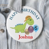 Personalisiertes Abzeichen zum Geburtstag - 6 Heut Button (Beispiel)