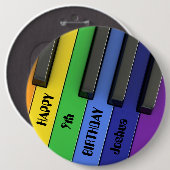 Personalisiertes Abzeichen zum Geburtstag - Geburt Button (Vorne & Hinten)