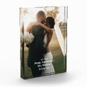 Personalisiertes Acrylic-Foto-Blockgeschenk Fotoblock (Links)