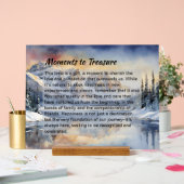 Personalisiertes Acrylic Holiday Sign - Elegante D Acrylschild (Hochzeit)