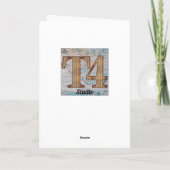 Personalisiertes Add-Jahr Geburtstag Baseball Vint Karte (Rückseite)