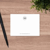 Personalisiertes Add-On für Unternehmen Modernes M Post-it Klebezettel