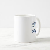 Personalisiertes ägyptisches Auge des Horus Kaffeetasse (VorderseiteRechts)
