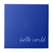 Personalisiertes ägyptisches Blau Fliese (Vorderseite)