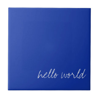 Personalisiertes ägyptisches Blau Fliese