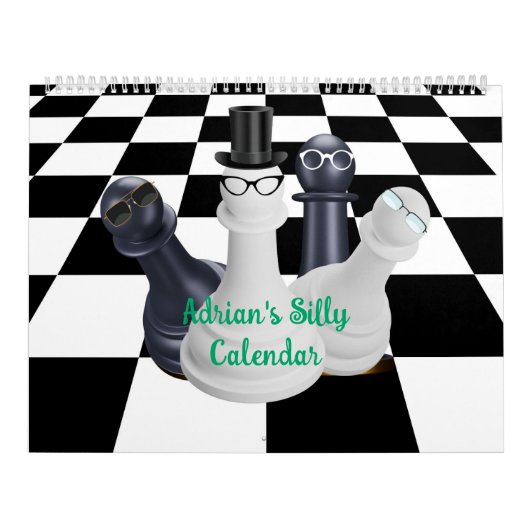 Personalisiertes Albernes Schach Kalender (Titelbild)