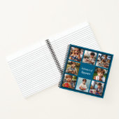 Personalisiertes All-Occasion-Notebook mit 8 Fotos Notizblock (Innenseite)