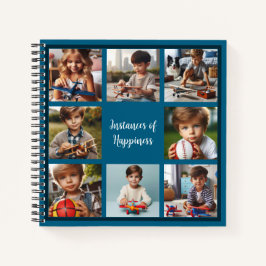 Personalisiertes All-Occasion-Notebook mit 8 Fotos Notizblock