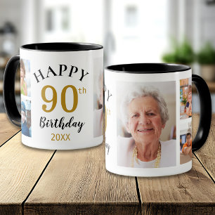 Personalisiertes Alles Gute zum 90. Geburtstag 5-F Tasse