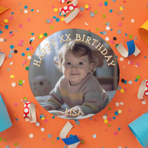 Personalisiertes Alles Gute zum Geburtstag Foto Na Button