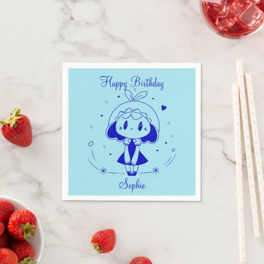Personalisiertes Alles Gute zum Geburtstag Serviette (Beispiel)