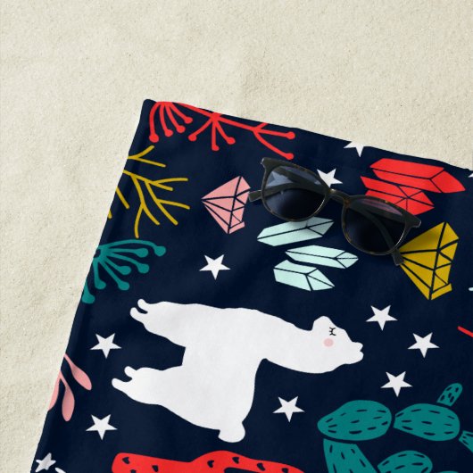 Personalisiertes Alpaka-Badetuch Strandtuch (Beispiel)