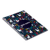 Personalisiertes Alpaka-gewundenes Notizbuch Notizblock (Rechte Seite)