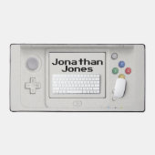 Personalisiertes Alte Schule Handheld-Elektroniksp Schreibtischunterlage (Tastatur & Maus)