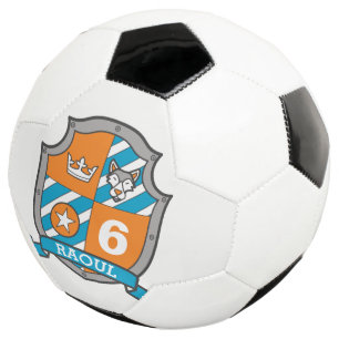 Personalisiertes Alter Fußballwolf-Schild Fußball