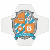 Personalisiertes Alter Fußballwolf-Schild Fußball (Flach)