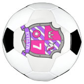 Personalisiertes Alter Mädchen Fußball-Schild Fußball (Gedreht)