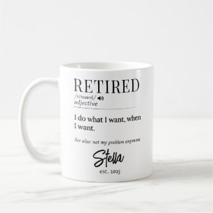 Personalisiertes Altersvorsorgegeschenk - "Lehnsuc Kaffeetasse