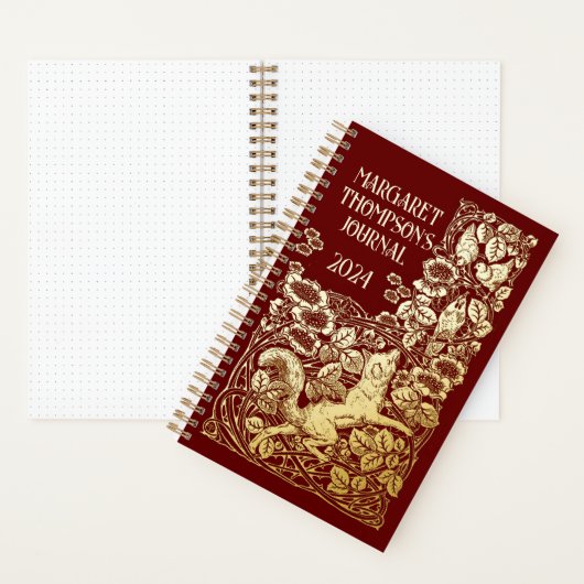 Personalisiertes altes Buch Reynard Fox Dotted Jou (Innen)