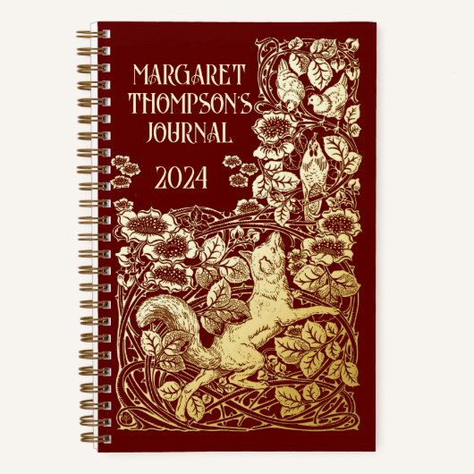 Personalisiertes altes Buch Reynard Fox Dotted Jou (Vorderseite)