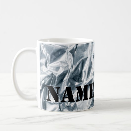 Personalisiertes Aluminium-Zinn-Folien-Design Kaff Kaffeetasse (Links)