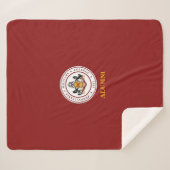 + PERSONALISIERTES ALUMNI Red Sherpa PMC SIEGEL Bl Sherpadecke (Vorderseite (Horizontal))