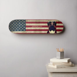 Personalisiertes American Bull Dog Skateboard