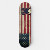 Personalisiertes American Bull Dog Skateboard (Vorderseite)