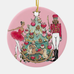 Personalisiertes American Nutcracker Ballet Keramik Ornament