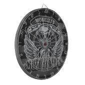 Personalisiertes amerikanisches Flag-Motorrad Dartscheibe (Vorderseite Links)