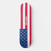 Personalisiertes amerikanisches Flag-Skateboard Skateboard (Vorderseite)