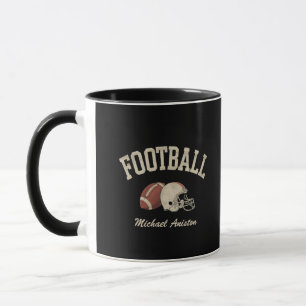 Personalisiertes amerikanisches Fußballspiel Lover Tasse