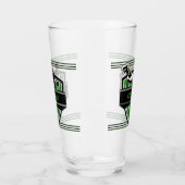 Personalisiertes amerikanisches Fußballthema Glas (Links)